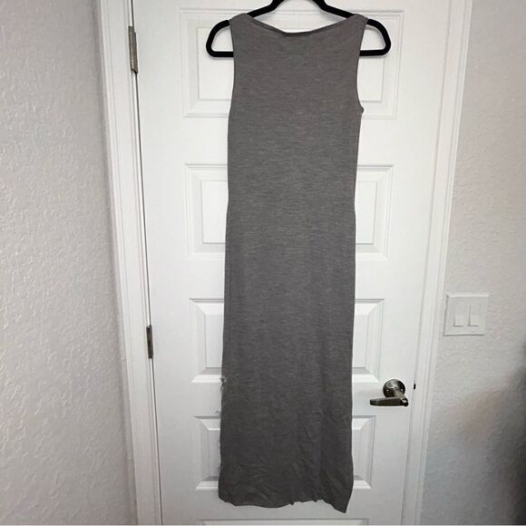 Rickie Freeman Terri Jon Knitwear Wool Embellished Sleeveless Bodycon Maxi Dress - Picture 5 of 5